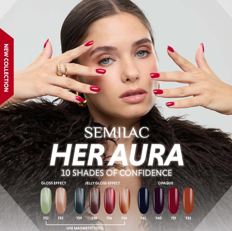 Semilac Her Aura Collection + FREE COLOUR SWATCHES