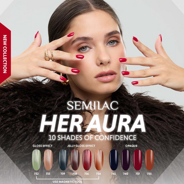 Semilac Her Aura Collection + FREE COLOUR SWATCHES