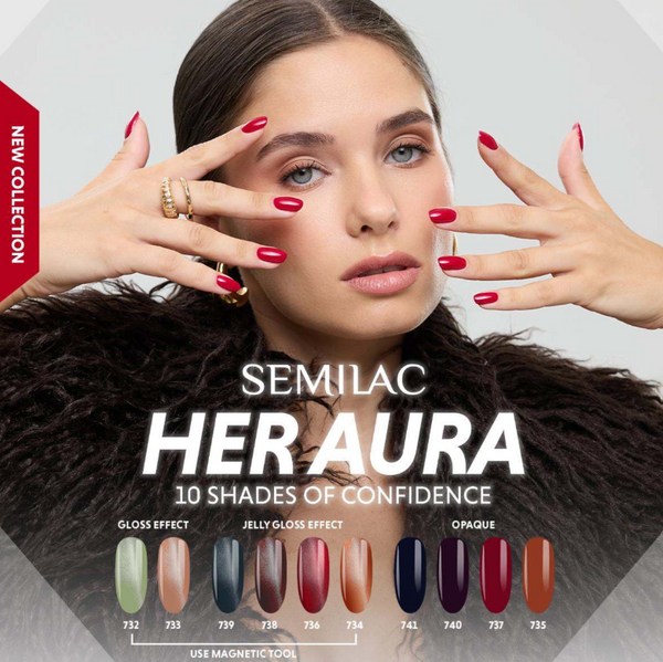 Semilac Her Aura Collection + FREE COLOUR SWATCHES
