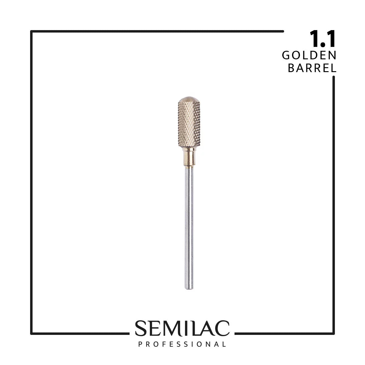 Semilac Professional Drill Bit 1.1 Golden Barrel