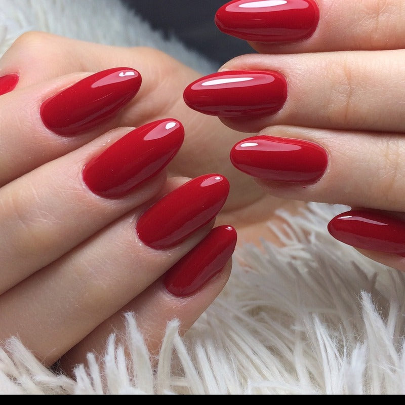 Vampire red and wine gel polish shades