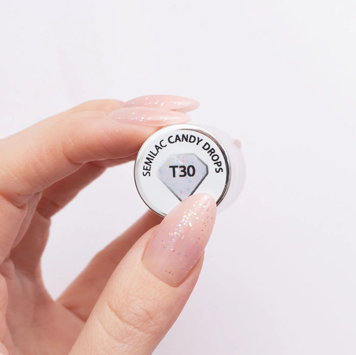 Semilac Top Coat No Wipe T30 Candy Drops UV Gel Polish