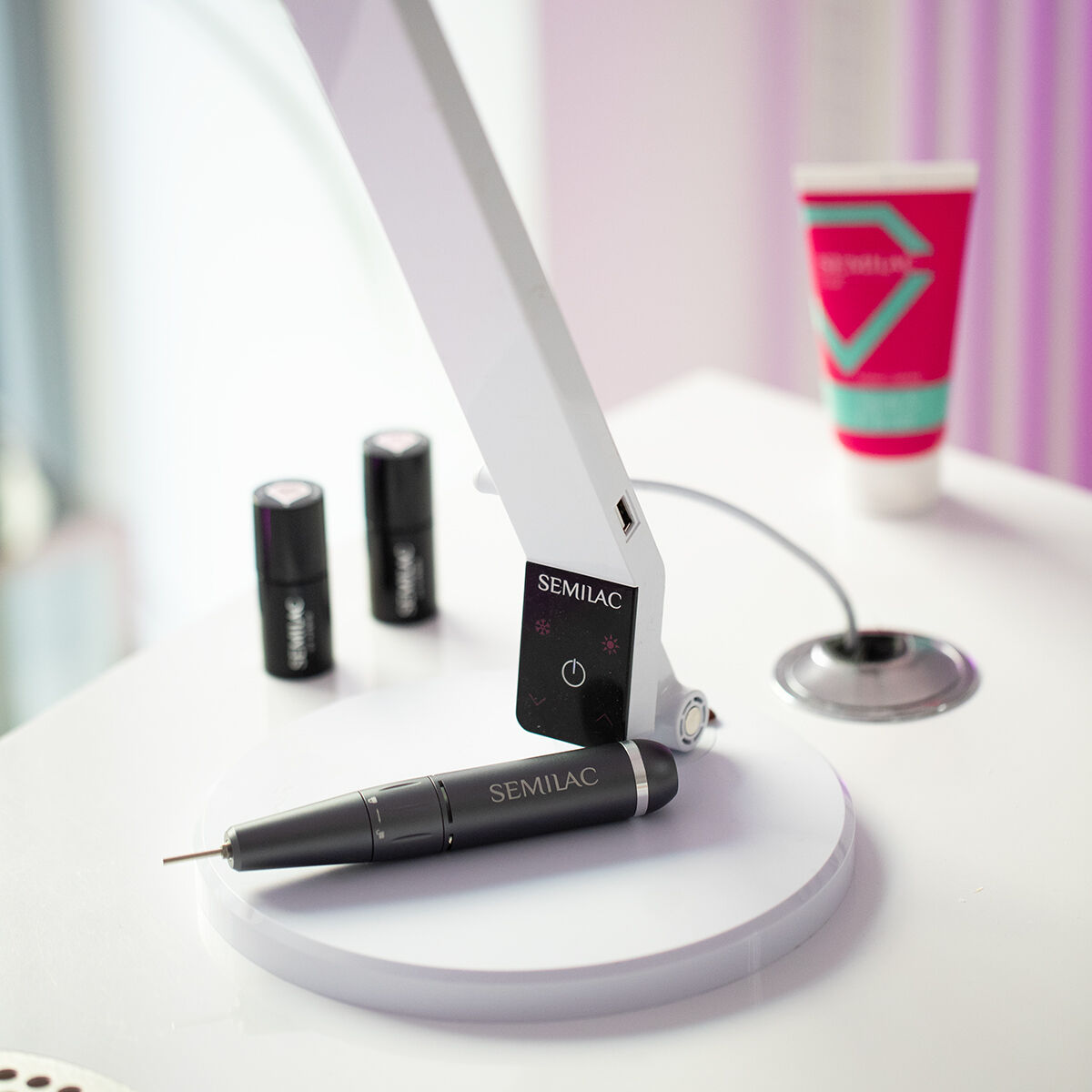 Semilac Electric Nail Drill E-file Mini Pen Black Edition 12W