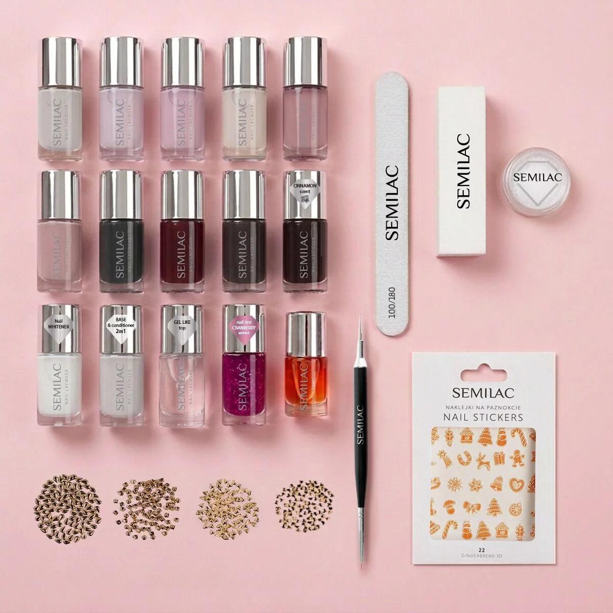 Semilac Advent Calendar 2026: 24 Days of Nail Polish Magic (Classic Nail Polish Edition) - Semilac UK