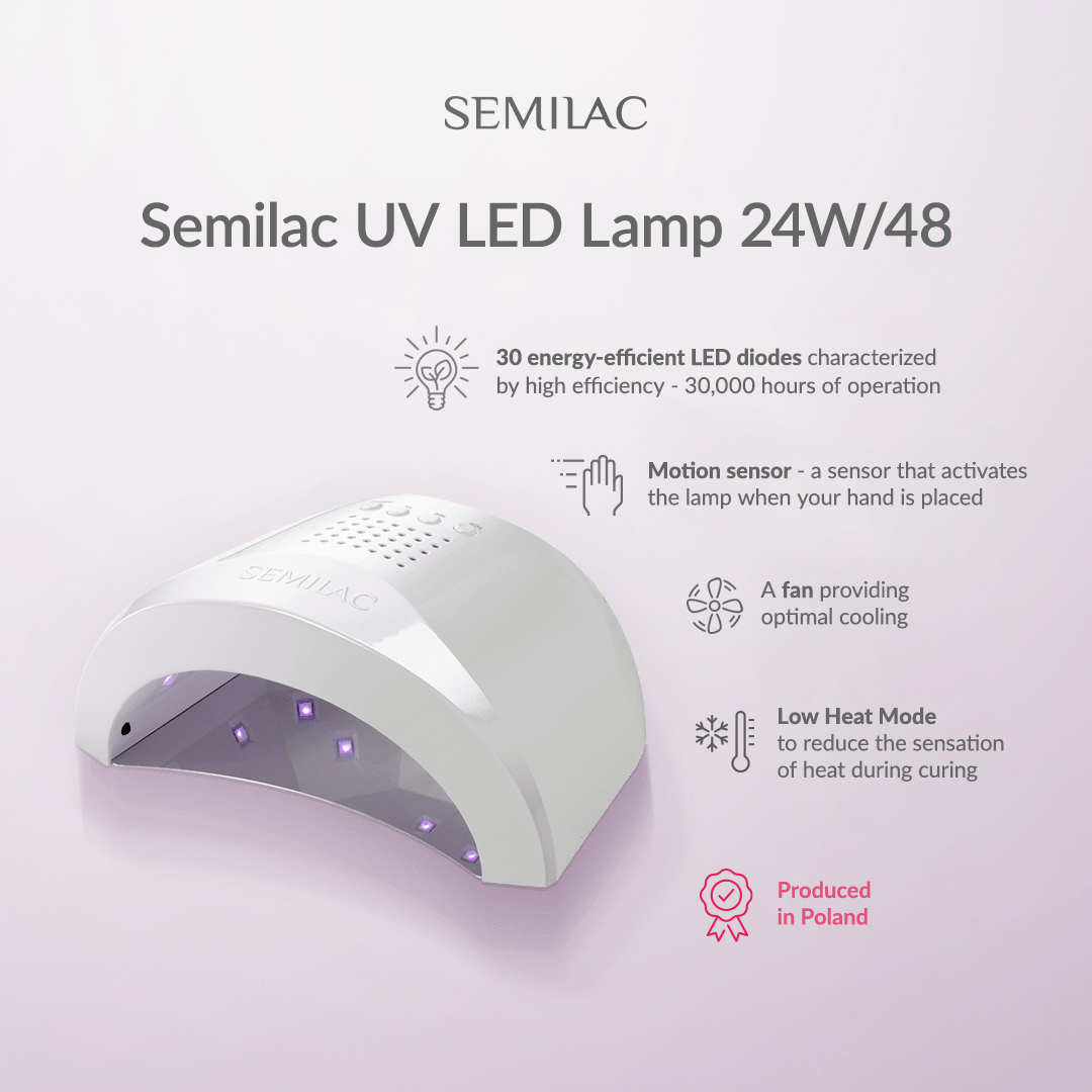 Semilac UV LED Lamp 48/24W - Semilac UK