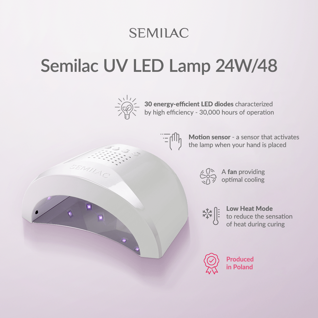 Semilac UV LED Lamp 48 24W UK Plug