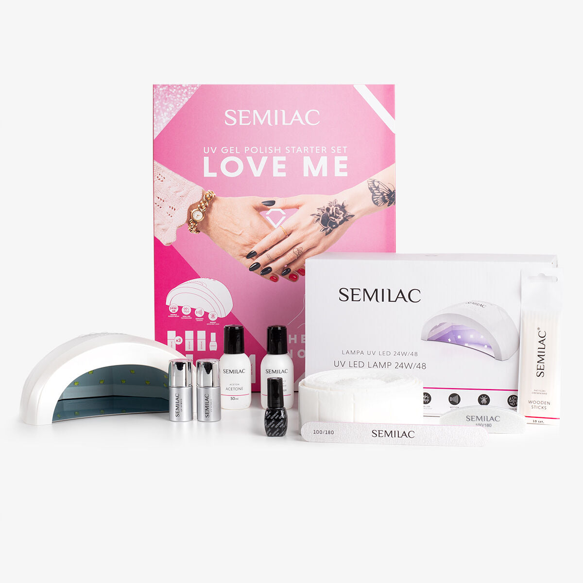 Semilac UV Gel Polish Starter Set LOVE ME - Semilac UK