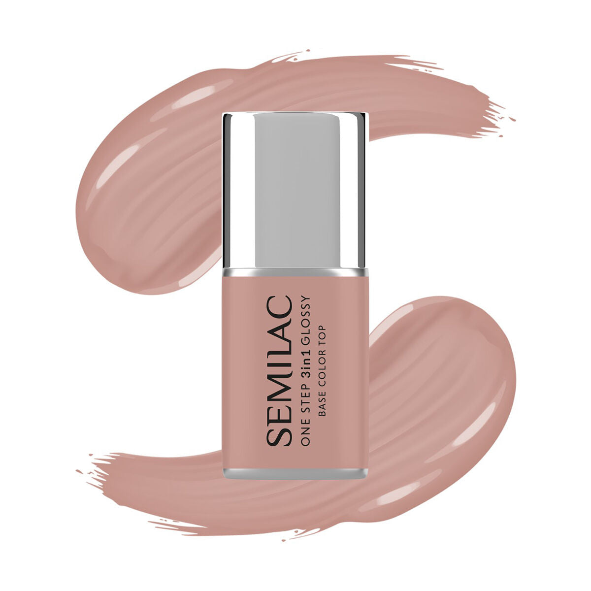 Semilac One Step Gel Polish Bottle S210 French Beige Glossy 7ml