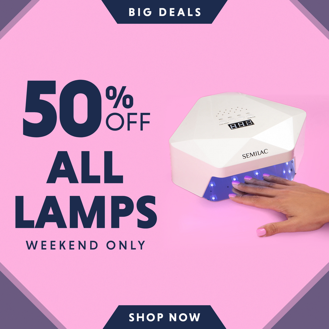All lamps 50% off - weekend only