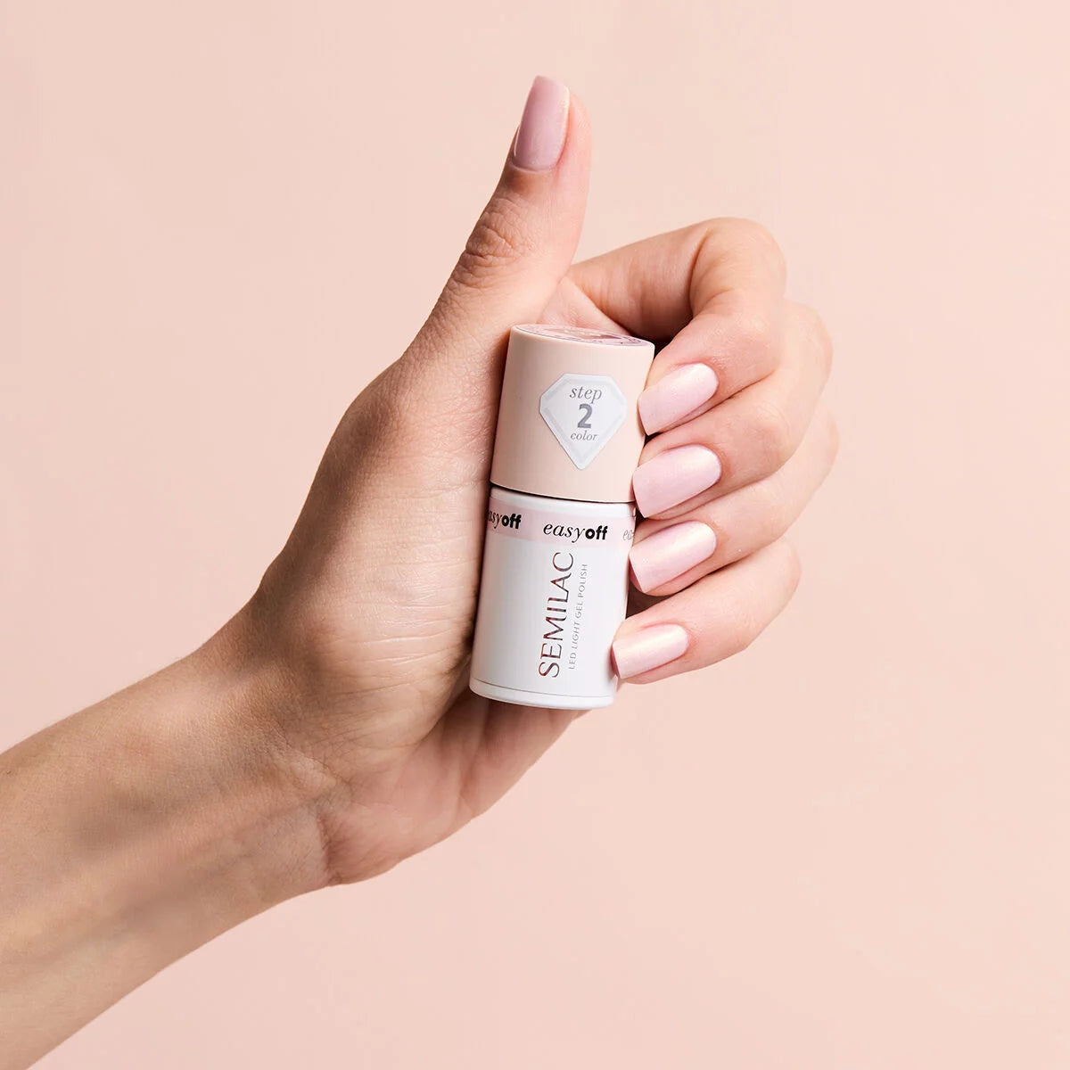 Semilac EASY OFF L10 Glazed Milk Gel Polish LED LIGHT