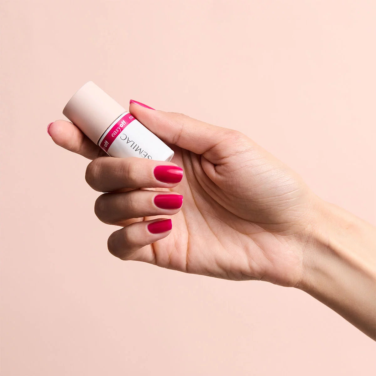 Semilac EASY OFF L17 Pink Coral Gel Polish LED LIGHT