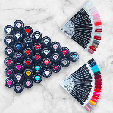 Semilac Starter 34 Shade Colours Set + FREE Colour Swatches
