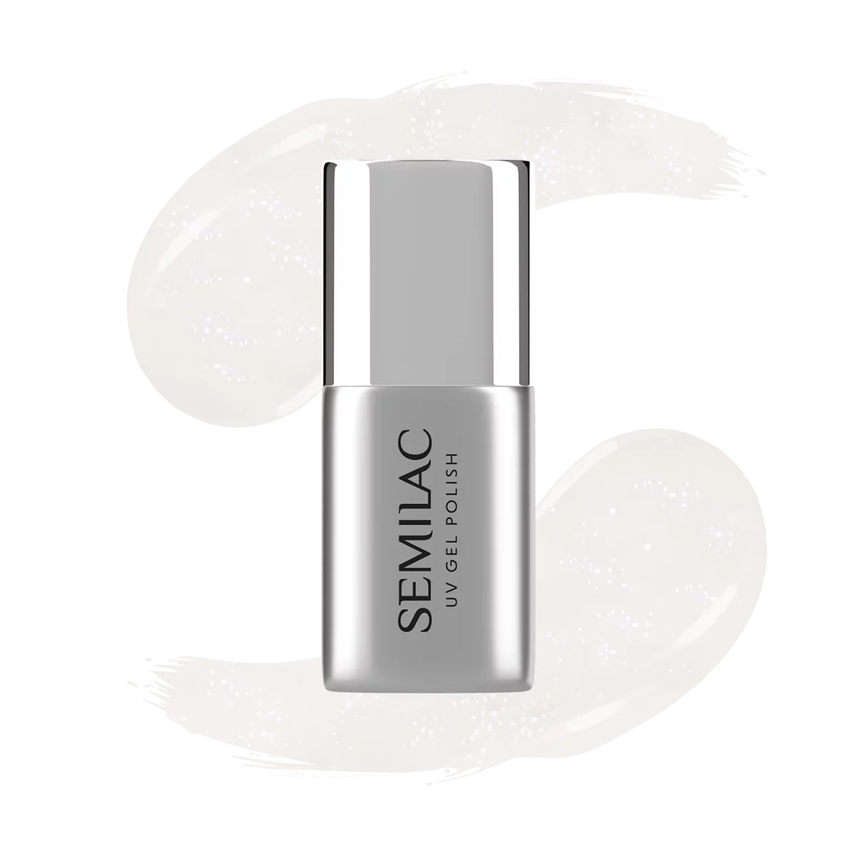 Semilac Top Coat No Wipe Milky Dust T32 UV Gel Polish