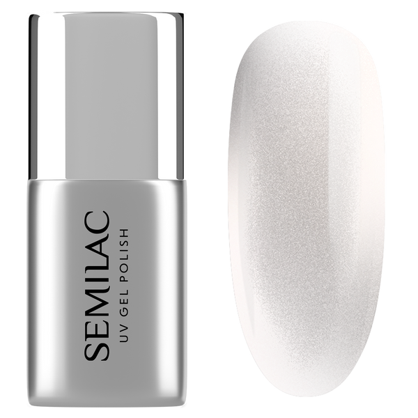 Semilac Top Coat No Wipe Silver Gloss T35 UV Gel Polish