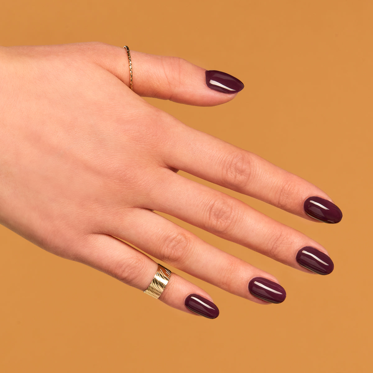 Dark chocolate with a speck of cherry - hybrid polish #050 NaiLac