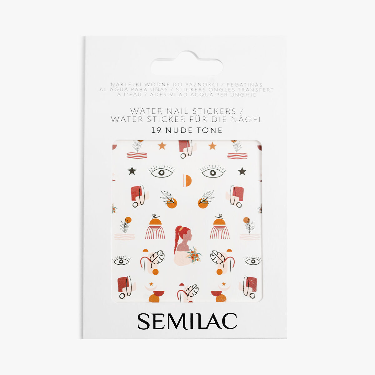 Semilac Water Nail Stickers Nude Tone 19 - Semilac UK