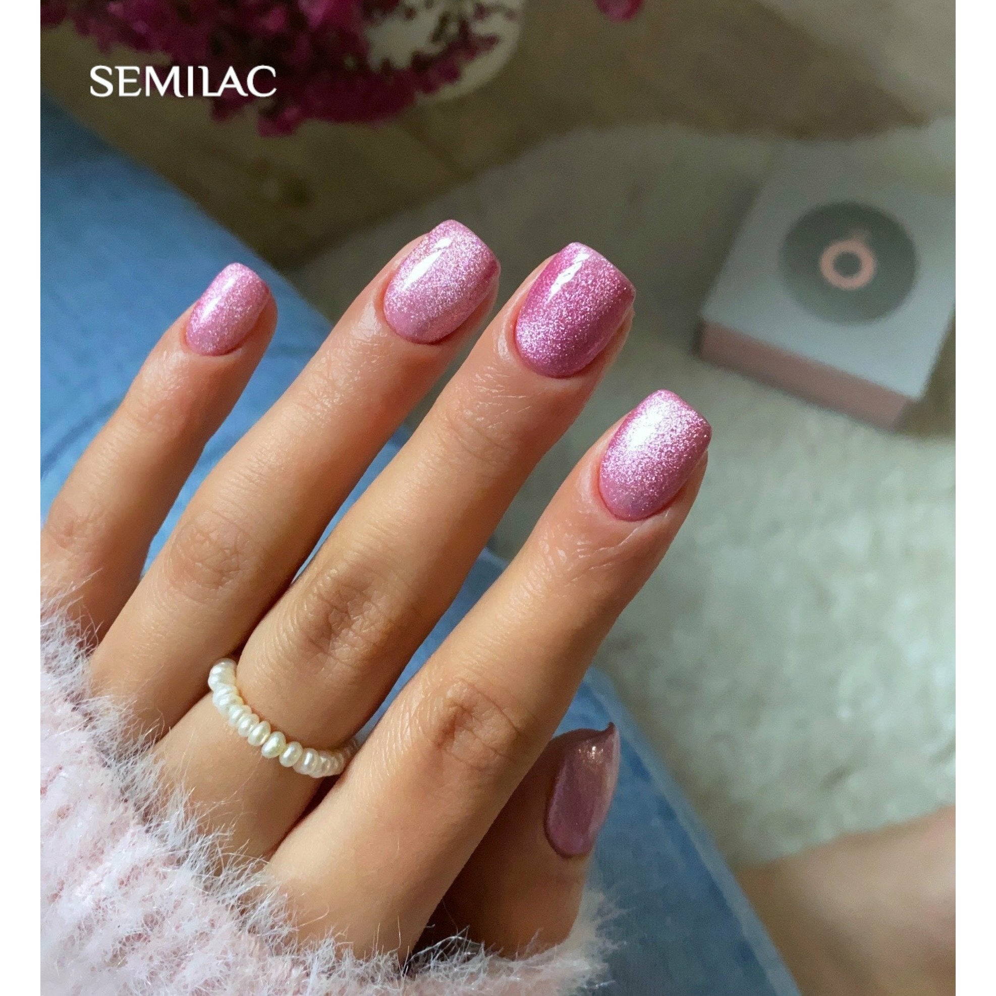 Semilac Cat Eye 331 Blink Pink UV Gel Polish 7 ml - Semilac UK
