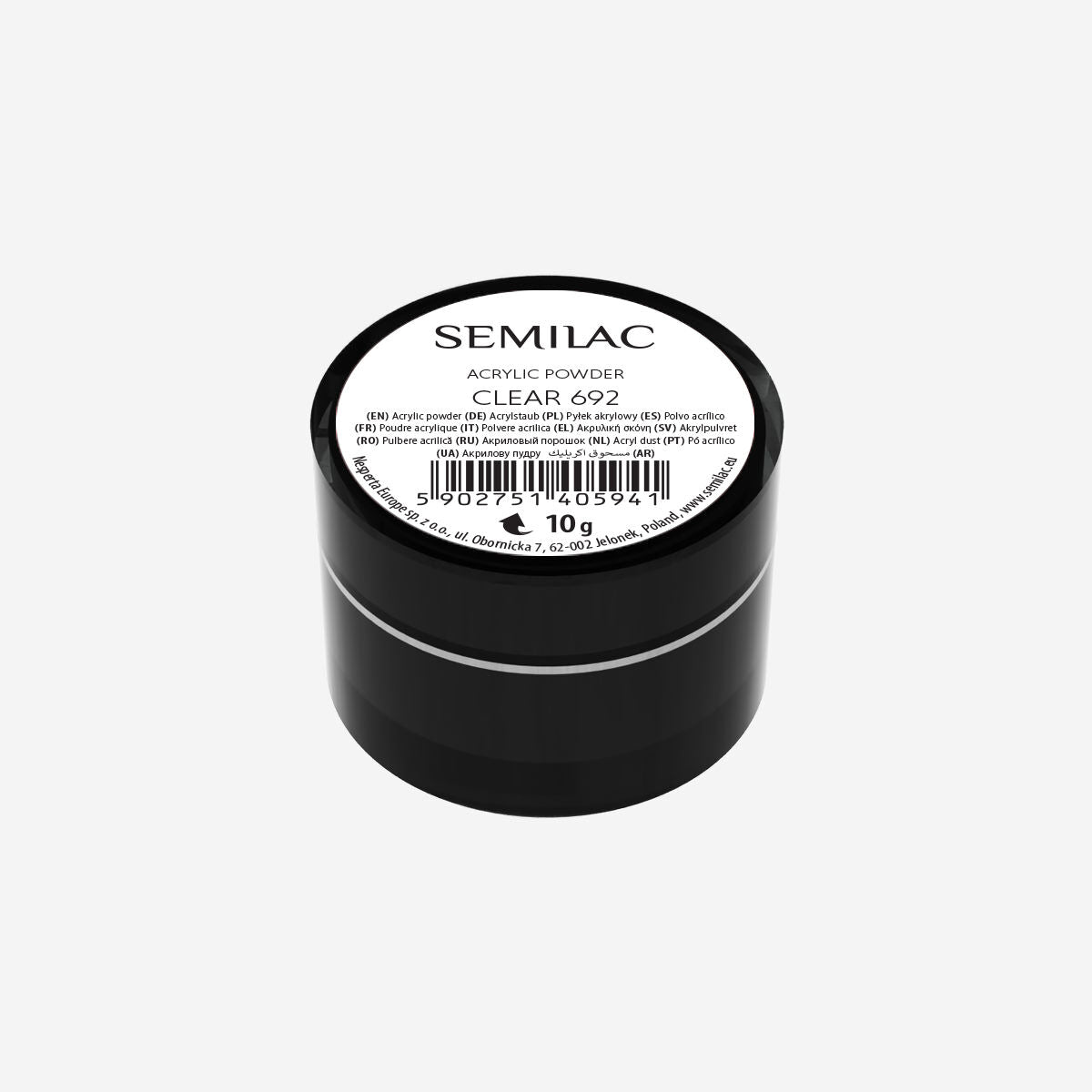 Semilac Acrylic Powder Clear 692 - Semilac UK