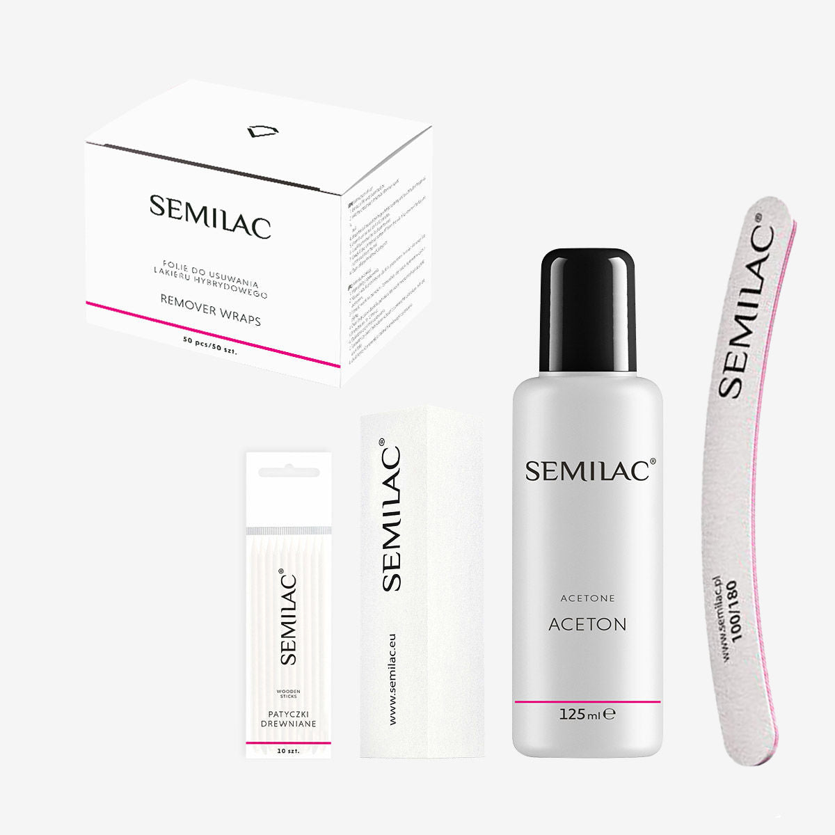 Semilac Basic Manicure Removing Set - Semilac UK
