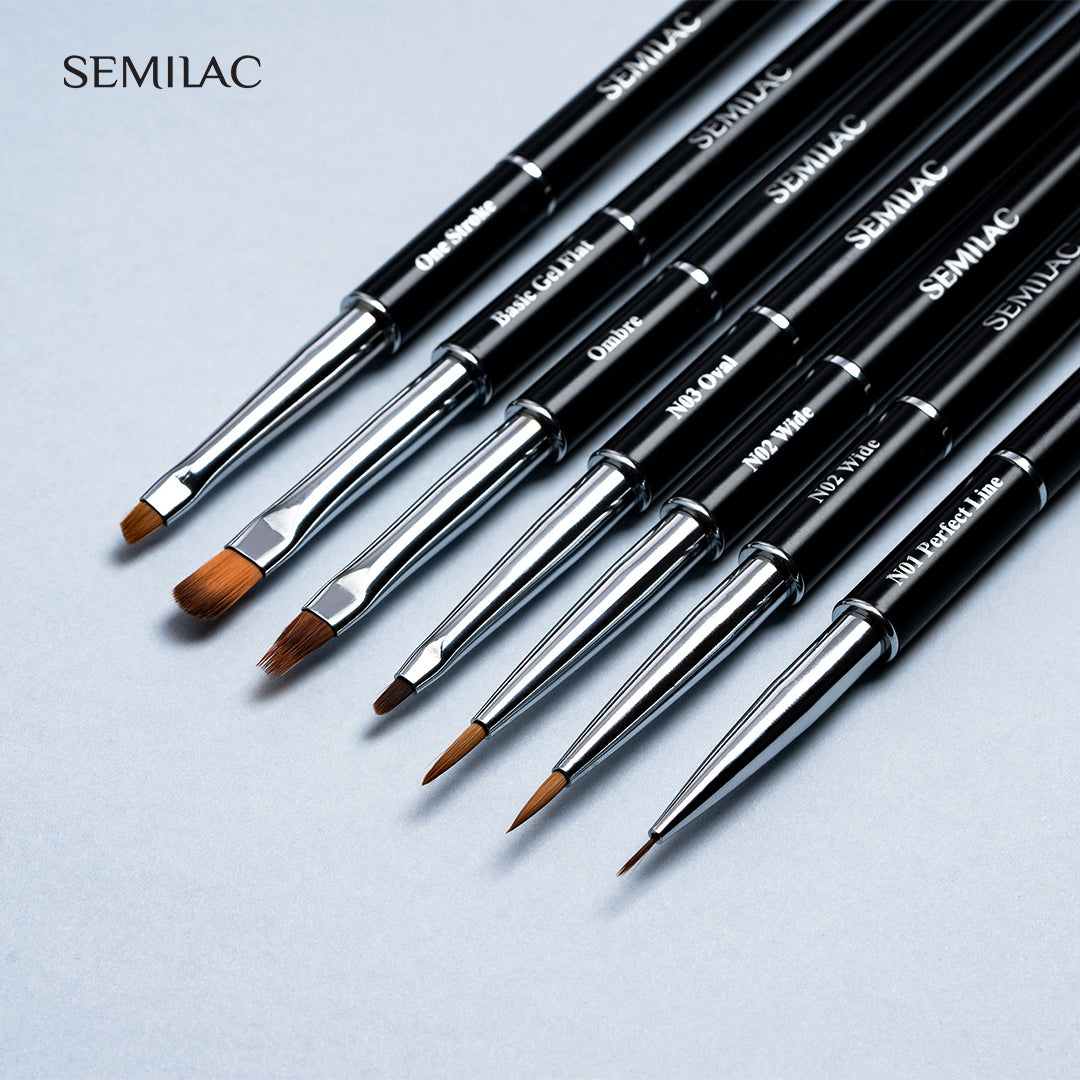 Semilac Gel Brush Basic Gel Flat - Semilac UK