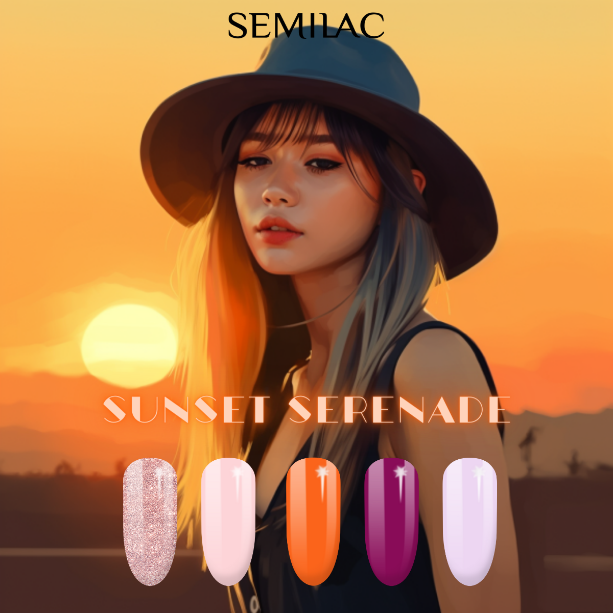 Semilac Sunset Serenade Bundle - Semilac UK