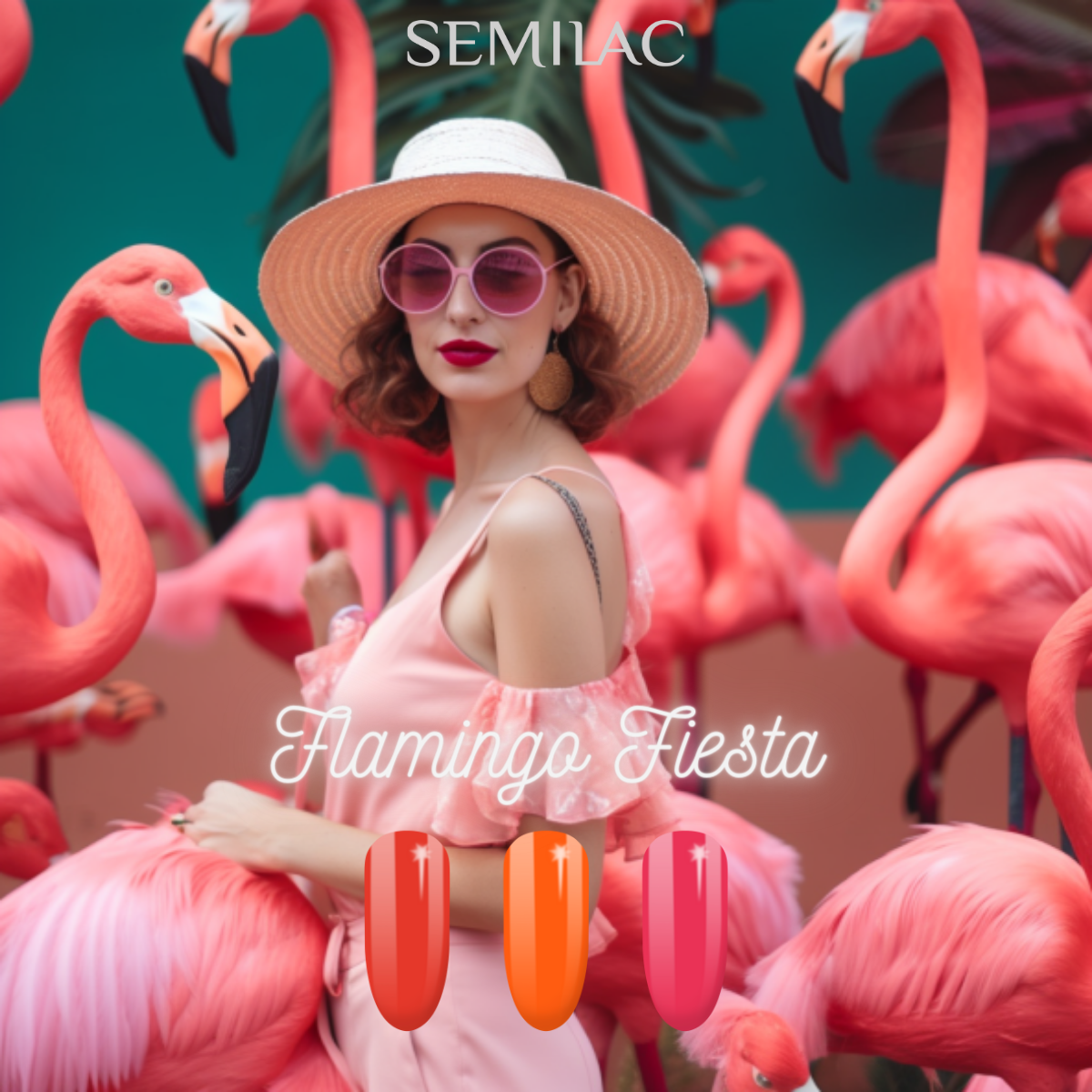 Semilac Flamingo Fiesta Bundle - Semilac UK