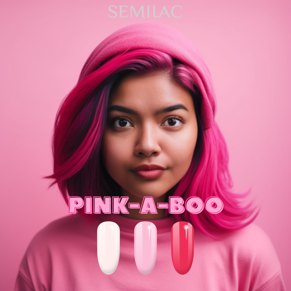 Semilac Pink-a-Boo Bundle - Semilac UK