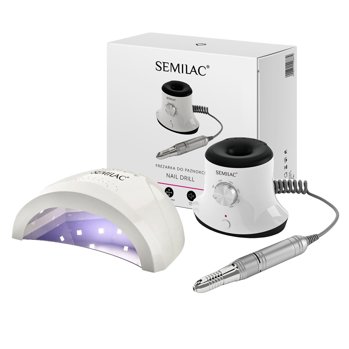 Semilac UV LED Lamp and Nail Drill Customised Bundle - Semilac UK
