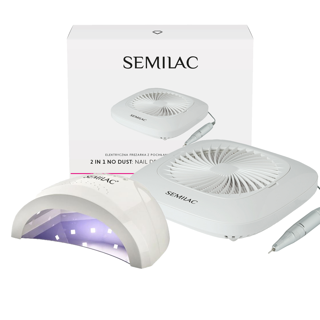 Semilac UV LED Lamp and Nail Drill Customised Bundle - Semilac UK