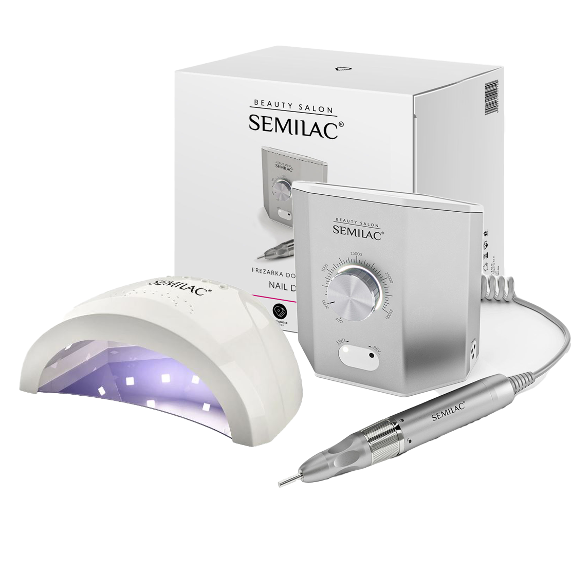 Semilac UV LED Lamp and Nail Drill Customised Bundle - Semilac UK