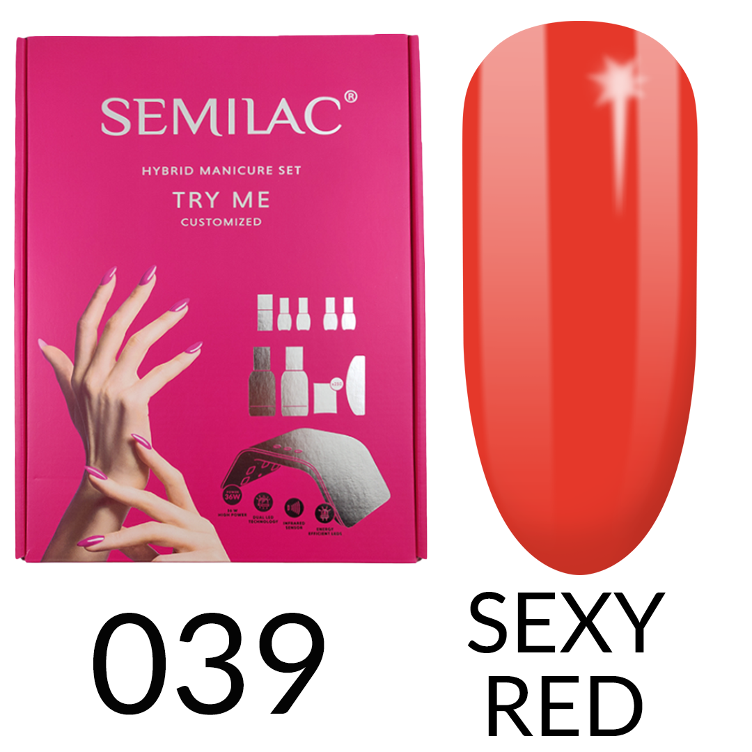 Semilac Starter Set Try Me CUSTOMISED with 36W Led Lamp - Semilac Shop