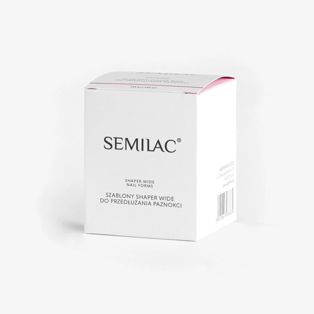 Semilac Shaper Wide Nail Forms 100 psc - Semilac UK