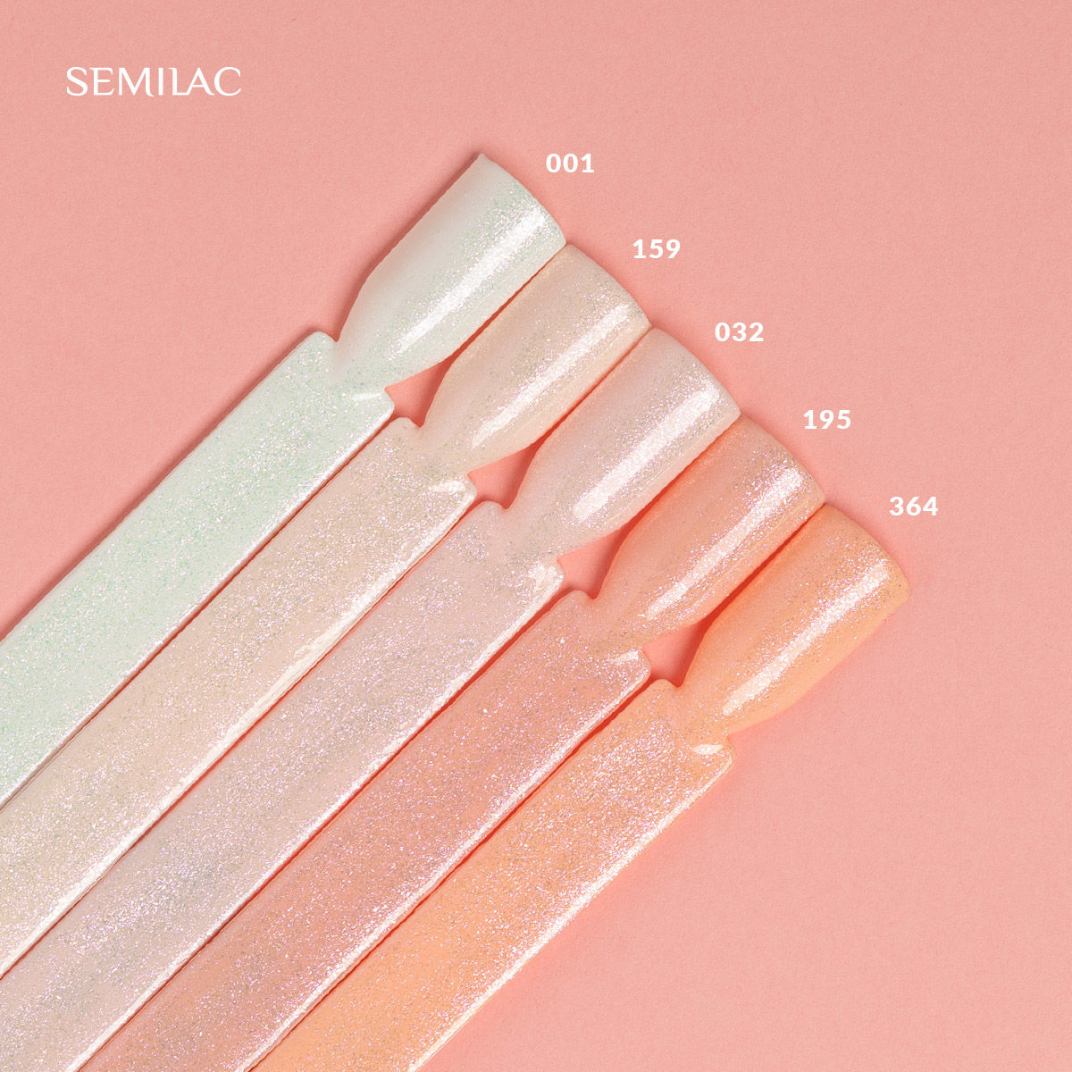 Semilac Top Coat No Wipe Sparkling Pink T17 UV Gel 7ml - Semilac Shop