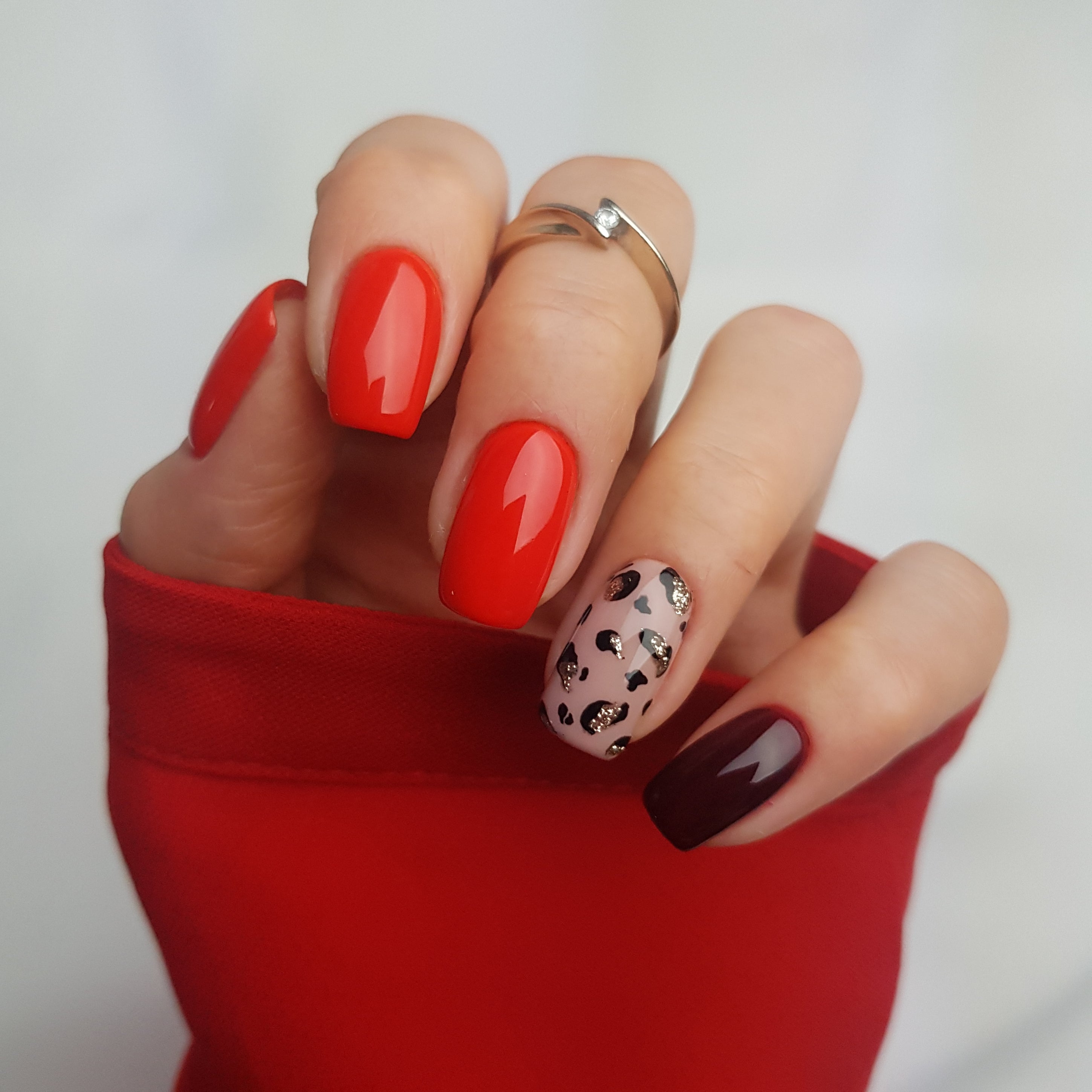 Red Leopard Print Stiletto Nails Pictures, Photos, and Images for Facebook,  Tumblr, Pinterest, and Twitter