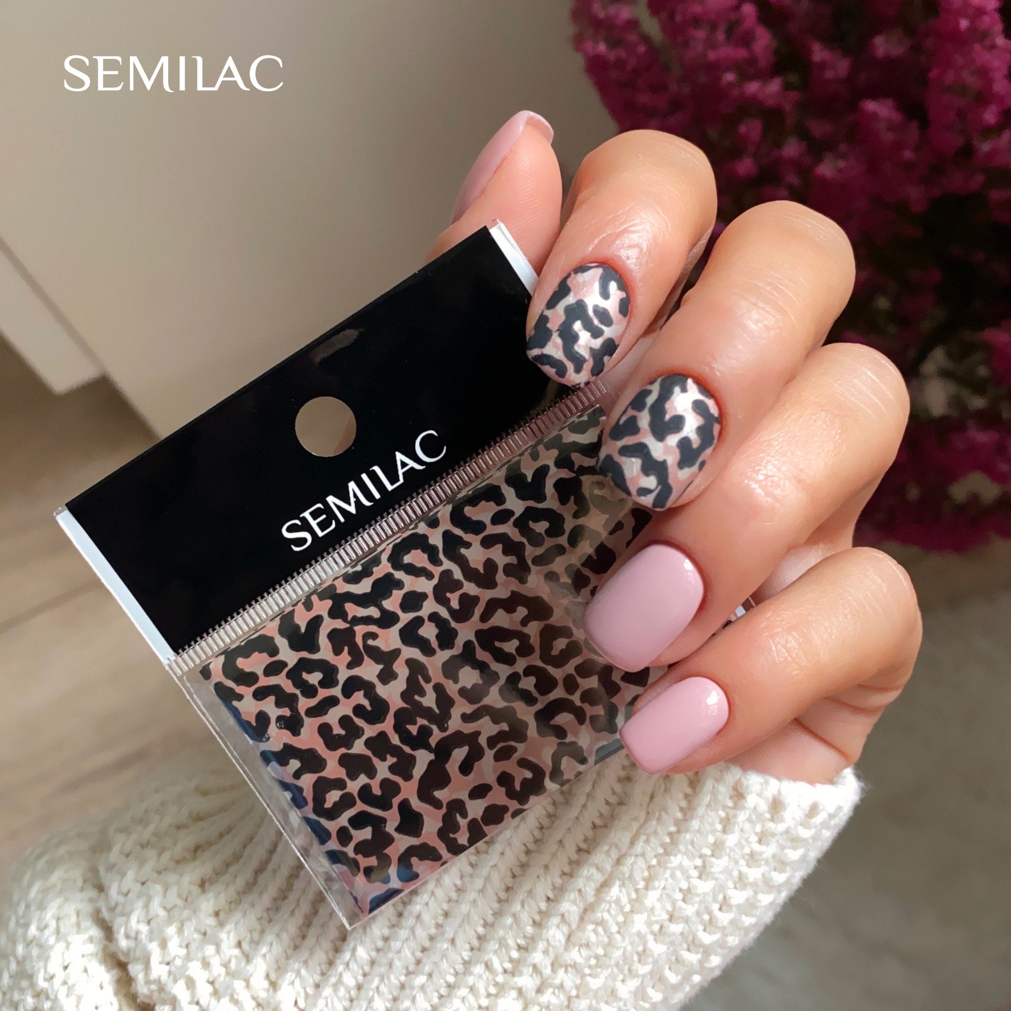 Semilac Nail Transfer Foil Wild Animals 18 - Semilac Shop