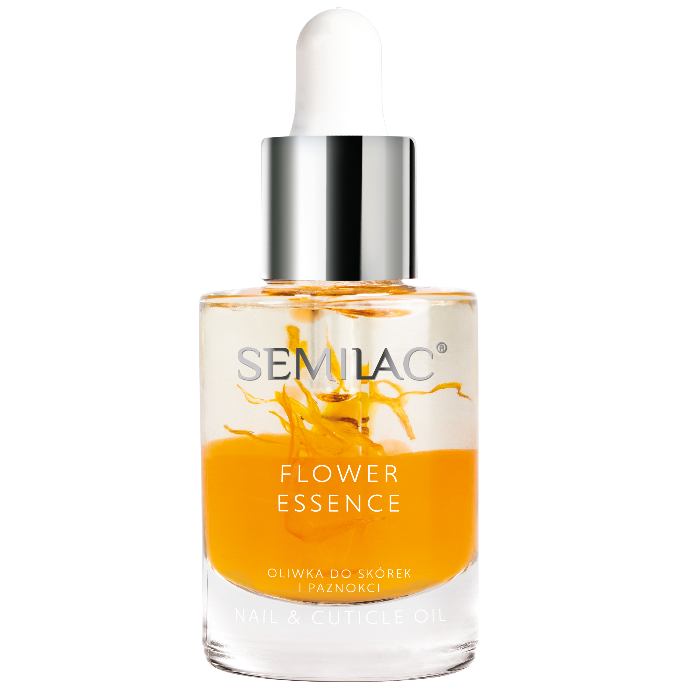 Semilac Care Nail & Cuticle Oil Flower Essence Orange Strength - Semilac UK