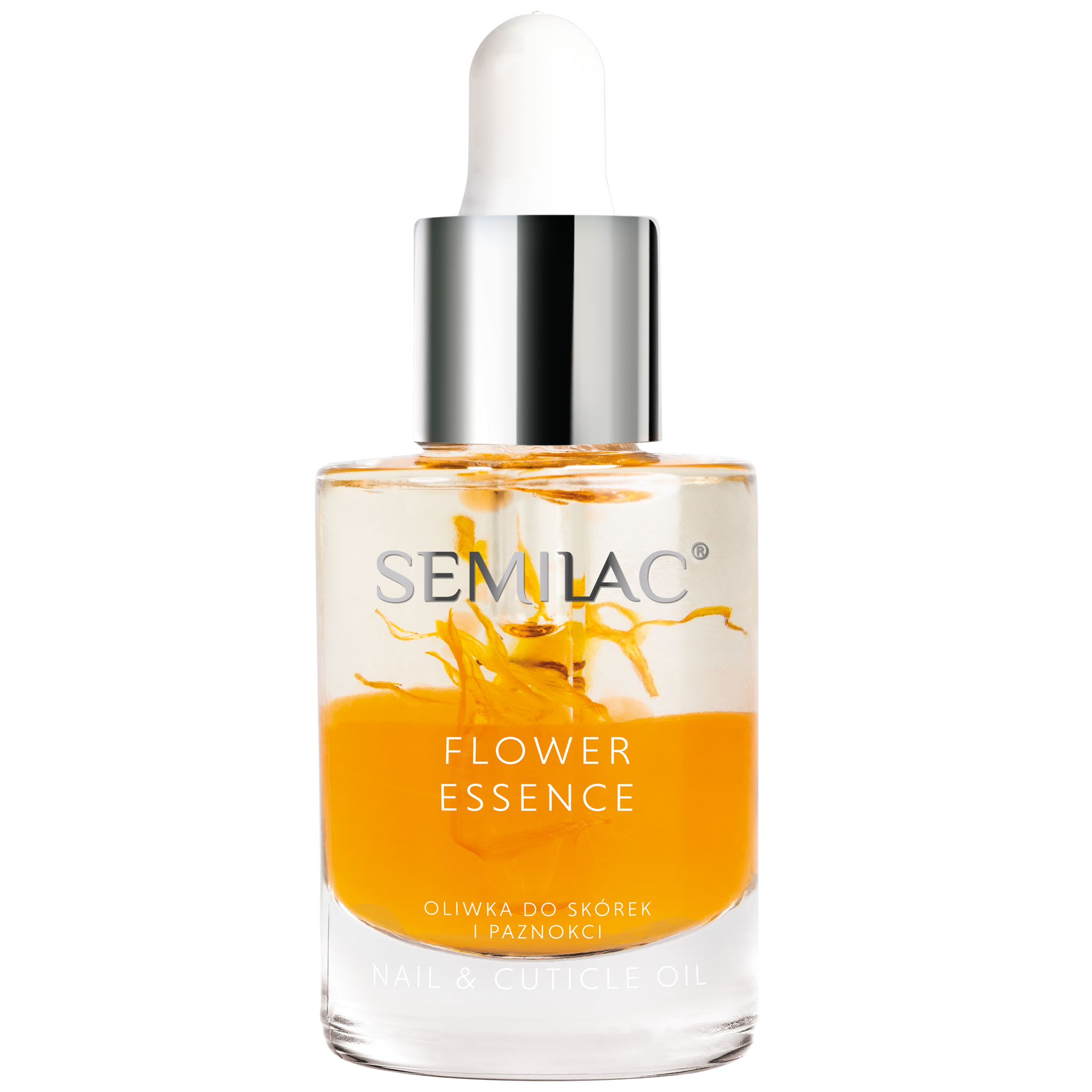 Semilac Care Nail & Cuticle Oil Flower Essence Orange Strength - Semilac UK