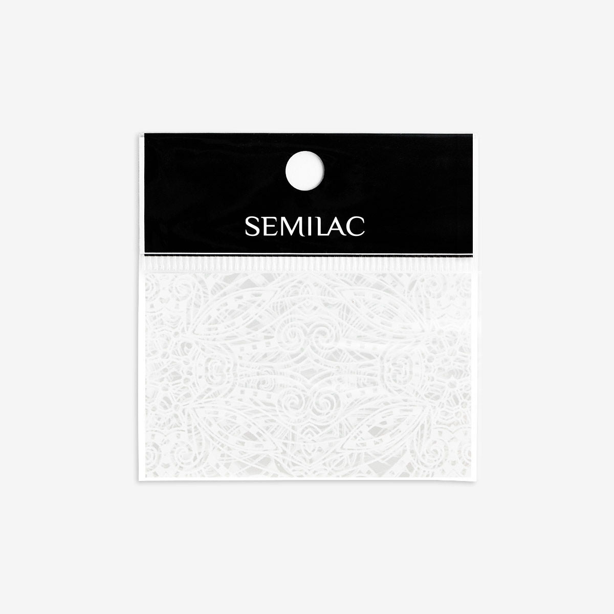 Semilac Nail Transfer Foil White Lace 15 - Semilac Shop