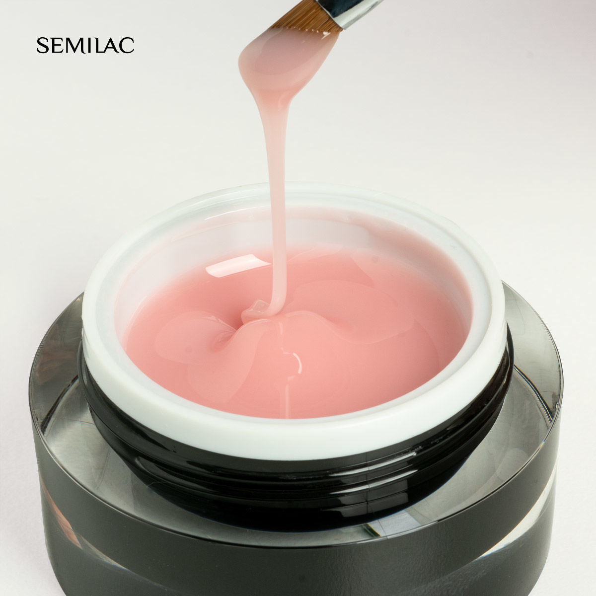 Semilac Builder Gel Cover Pink Milk 15g - Semilac Shop
