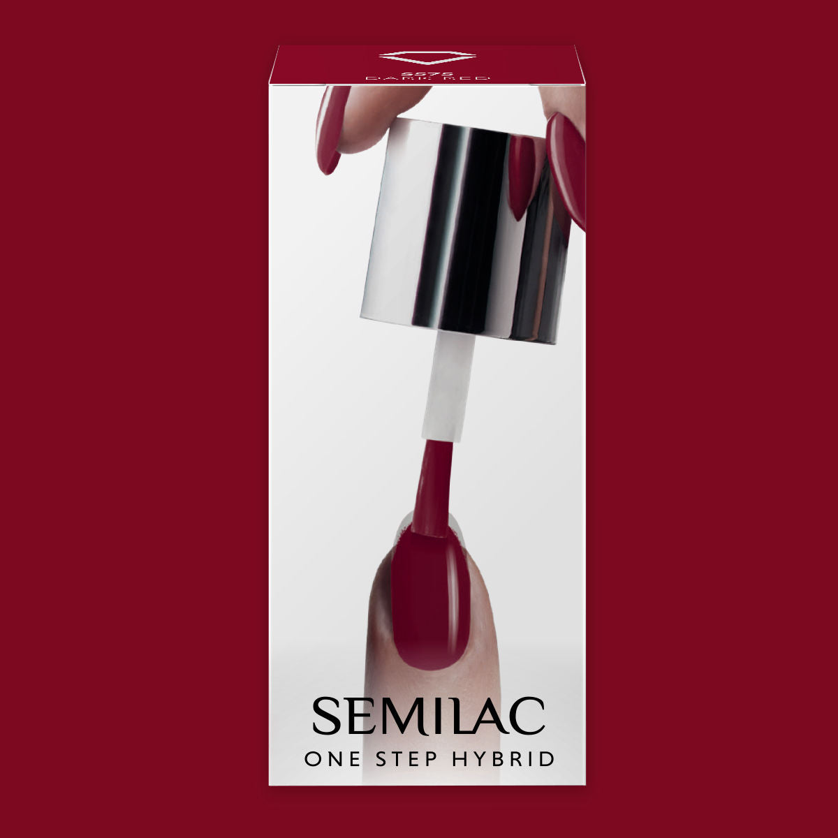 Semilac One Step Gel Polish Bottle 5ml 575 Dark Red - Semilac Shop