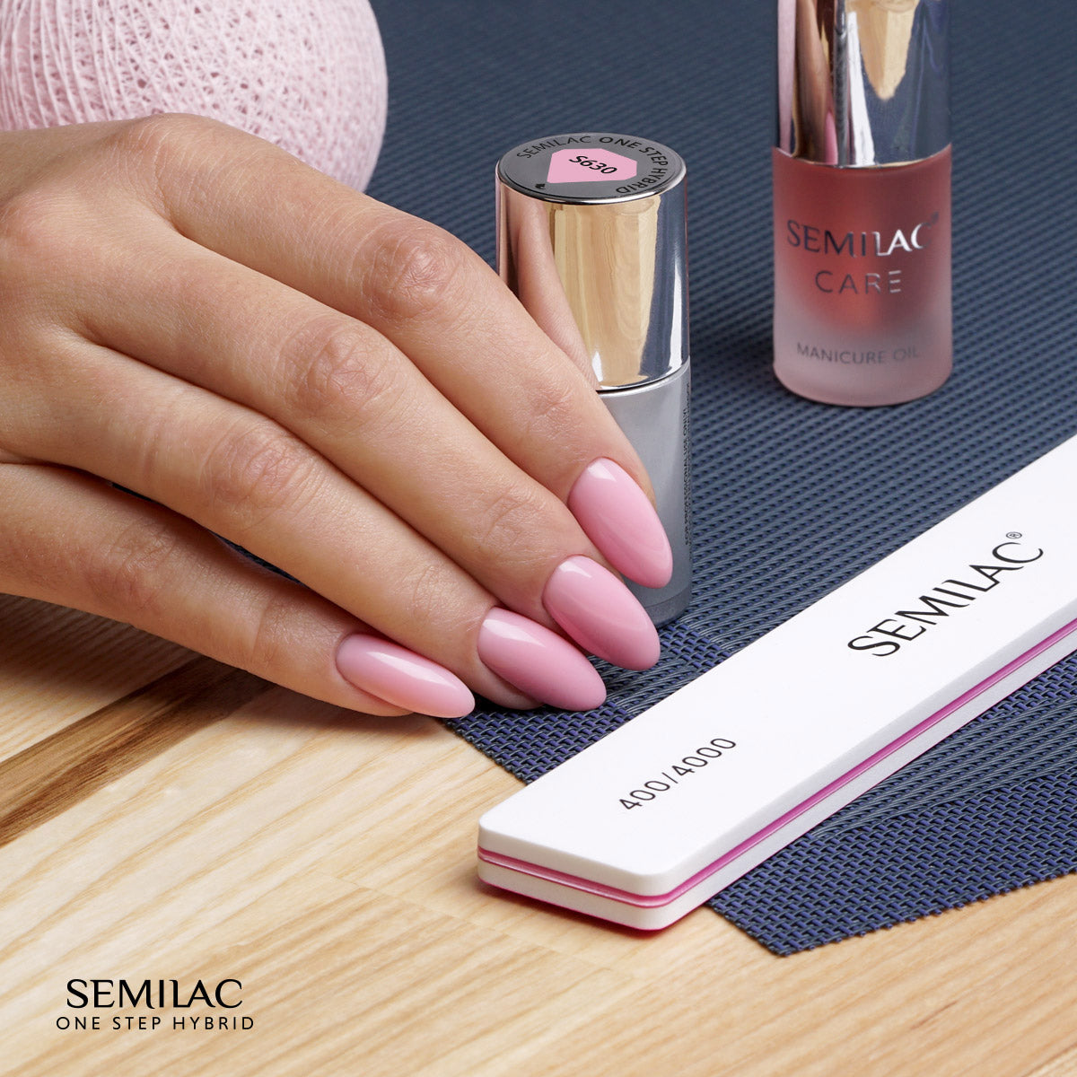 Semilac One Step Gel Polish Bottle 5ml 630 French Pink - Semilac Shop