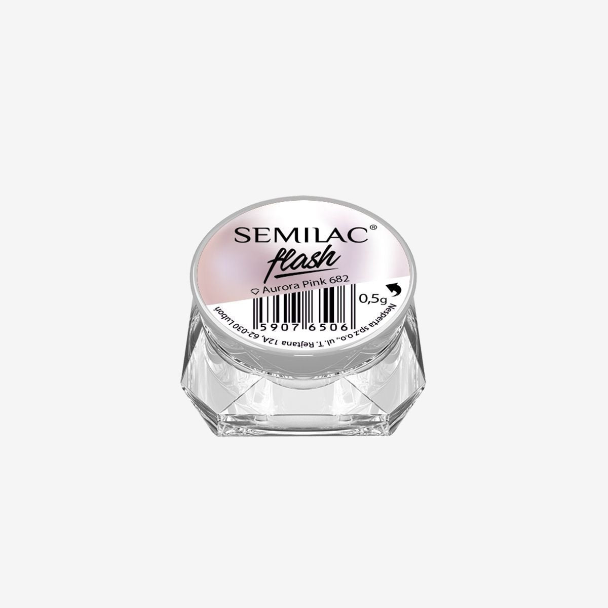 Semilac Flash Aurora Pink 682 - Semilac Shop