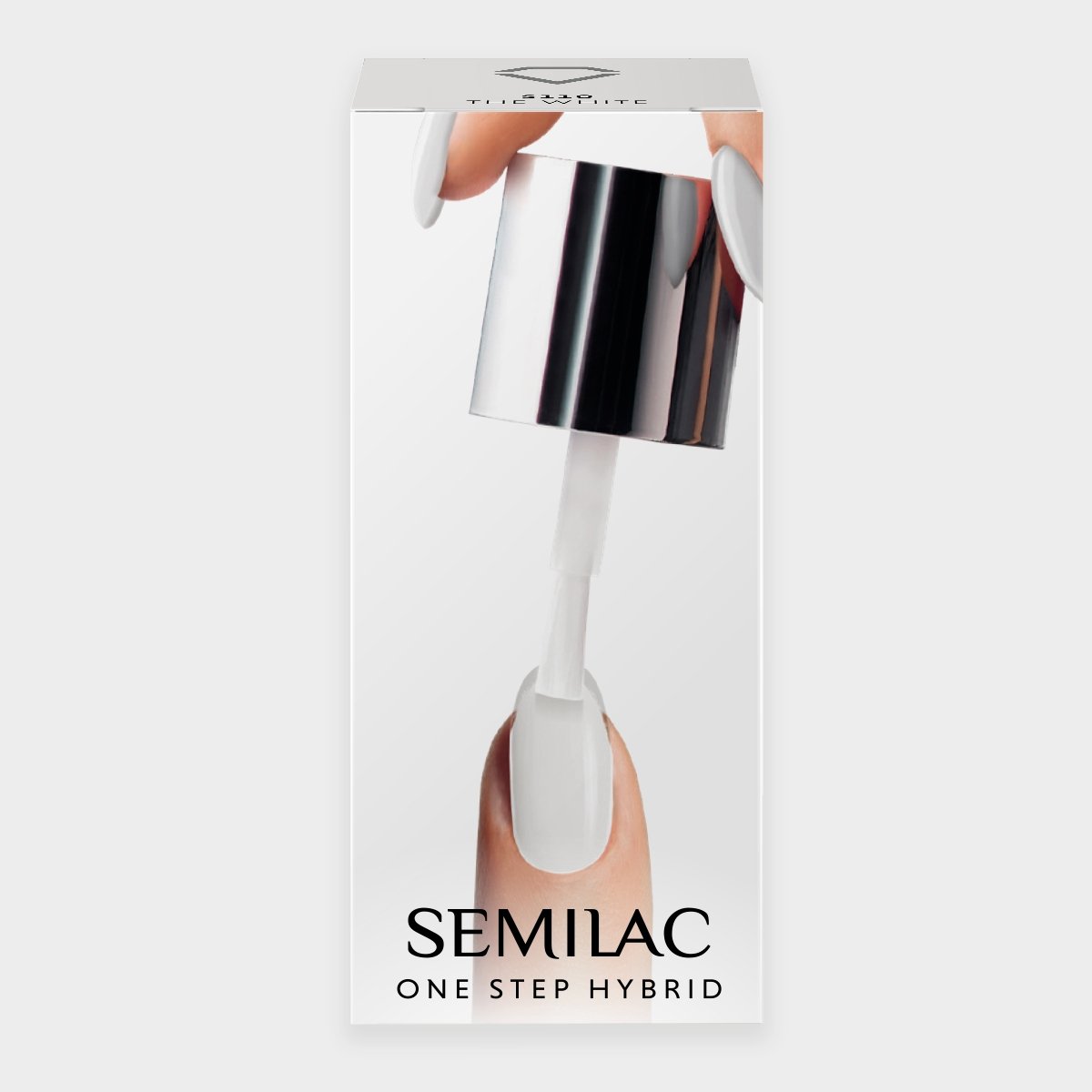 Semilac One Step Gel Polish Bottle 5ml 110 The White - Semilac Shop