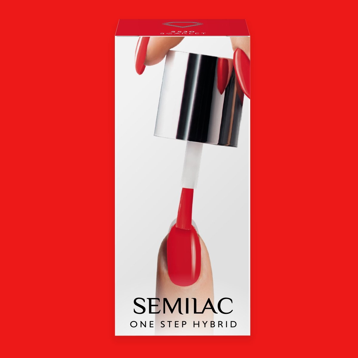 Semilac One Step Gel Polish Bottle 5ml 530 Scarlet - Semilac Shop