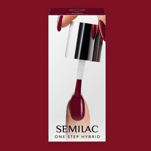 Semilac One Step Gel Polish Bottle 5ml 580 Crimson - Semilac Shop