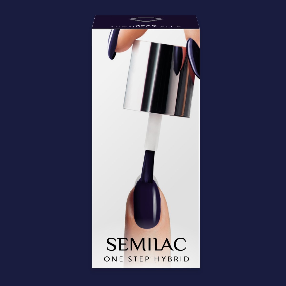 Semilac One Step Gel Polish Bottle 5ml 890 Midnight Blue - Semilac Shop