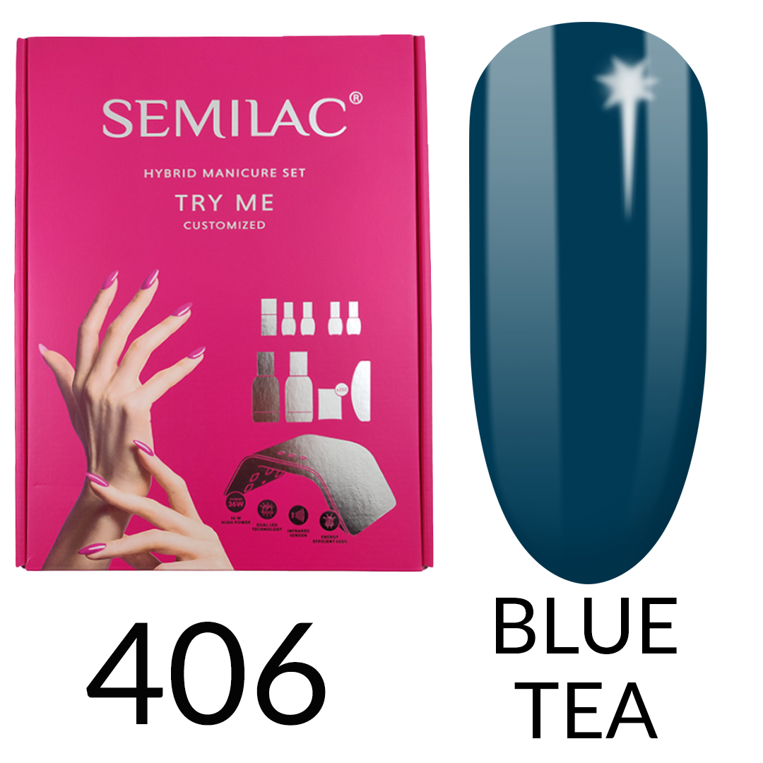 Semilac Starter Set Try Me CUSTOMISED with 36/24W UV LED Lamp - Semilac UK