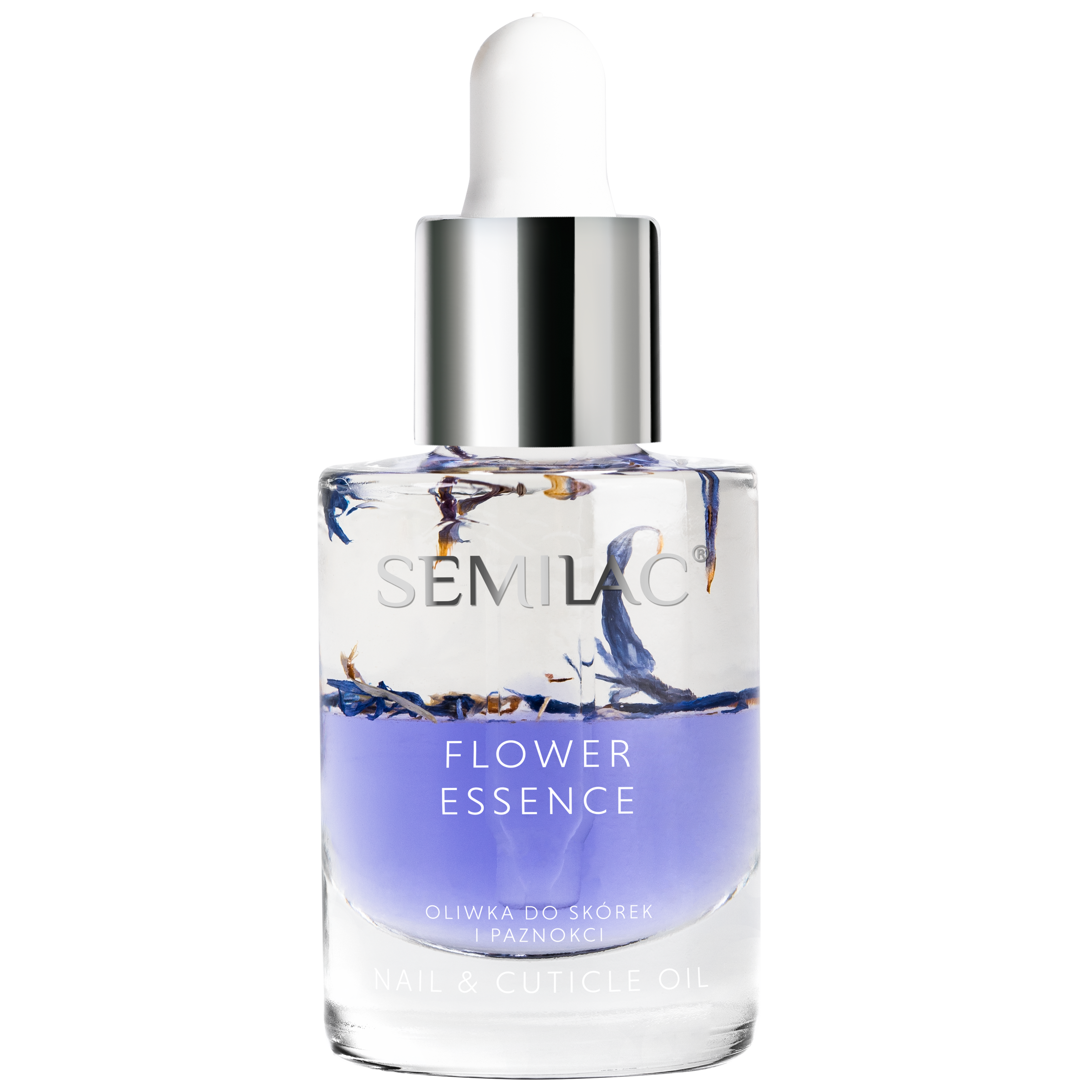 Semilac Care Nail & Cuticle Oil Flower Essence Violet Energy - Semilac UK