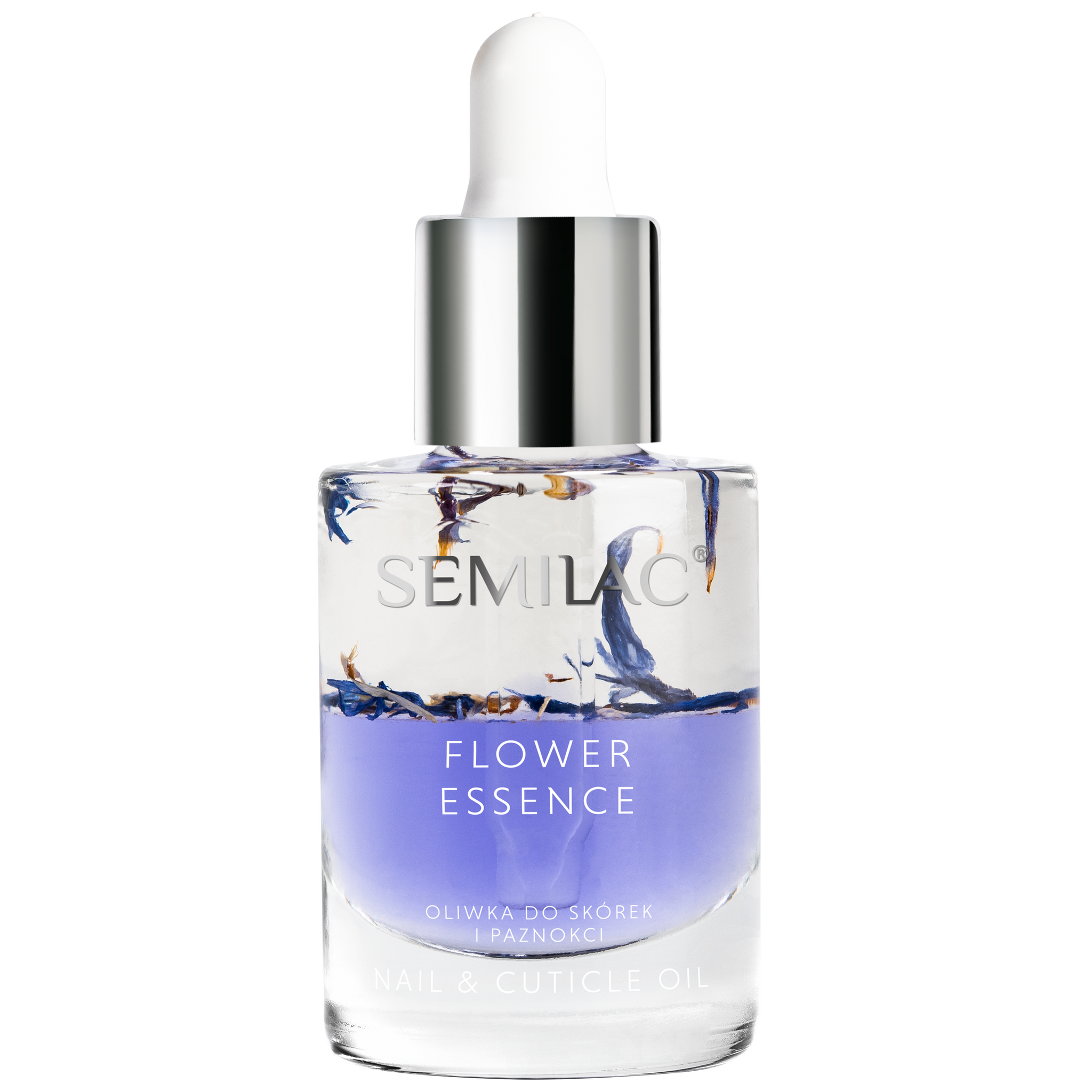 Semilac Care Nail & Cuticle Oil Flower Essence Violet Energy - Semilac UK